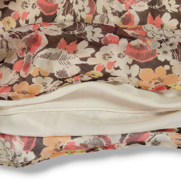 Polo Ralph Lauren One Shoulder Floral Maxi Dress Asymmetric Sleeve Viscose 12 - Picture 6 of 11